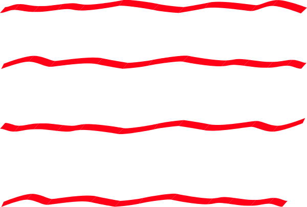 The image shows a red line with jagged edges on top of an abstract background that appears to be grayish-blue in color.