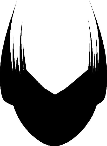 The image shows a black and white striped pattern with no discernible content within it; there is nothing to identify as an object, person, animal, action, or specific setting due to its abstract nature.