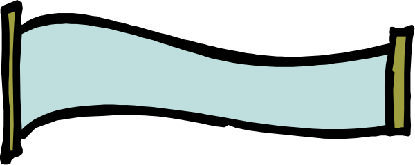 The image shows a black and white illustration of an abstract design with lines that resemble waves on water against a dark background.