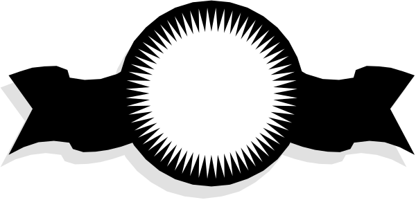 The image shows a black and white graphic with an abstract design that includes what appears to be two overlapping circles forming a shape resembling a stylized face on top of another circle which could represent water, given its wavy lines emanating from it.
