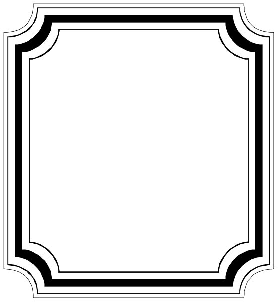 The image shows a simple black and white illustration of an open book with no text inside it against a plain background.