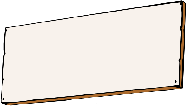 The image shows a simple black and white line drawing of an open book with blank pages on a gray background.