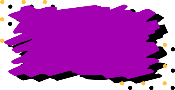 The image shows a purple rectangle with white dots on it against a grey background.