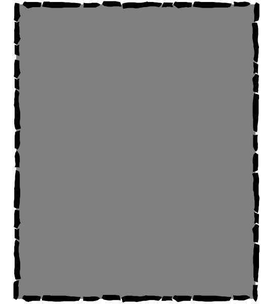 The image shows a blank gray square with white lines forming its borders on what appears to be an abstract background.