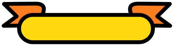 The image shows a yellow car with red stripes on top of it against an orange background.