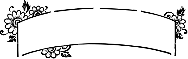 The image shows a black and white photo of flowers with green stems against a dark background.