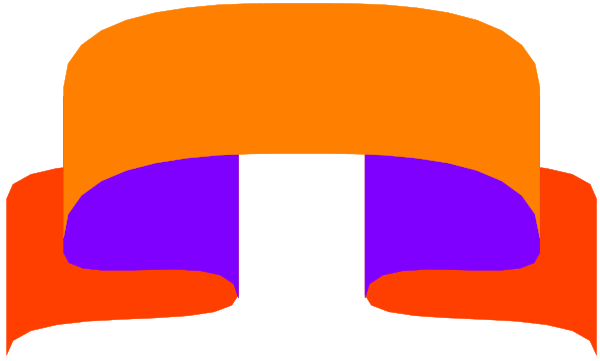 The image shows a stylized graphic of an abstract design with geometric shapes that resemble musical notes on staff lines against a dark background; it is colorful but does not depict any specific objects, people, animals, actions, or setting beyond its artistic representation.