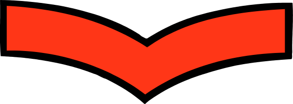 The image shows a red arrow pointing to an unidentified object on what appears to be a gray background with no other discernible details visible in this small clip-art format.