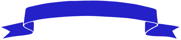 The image shows a blue line curving over an object that appears to be gray with white stripes on it; there is no text present in this clip-art illustration.