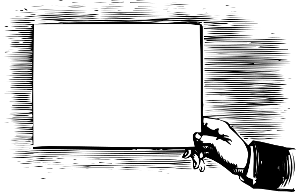 The black silhouette of a person standing against an indistinct background with no other discernible details visible due to low resolution.