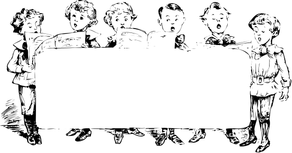 The image shows a black square with white text that reads "THE END."