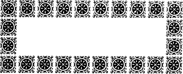 The image shows a black and white pattern of circles with dots inside them arranged on what appears to be an abstract background that could represent gears or wheels.