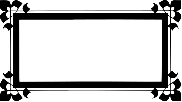 The black and white illustration shows a rectangular frame with an empty space inside it on what appears to be a gray background.