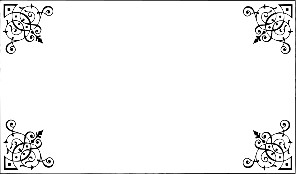 The image shows a simple blackboard with white borders on top of it against an off-white background.