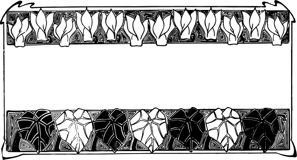 The black and white illustration shows a long row of identical birds with outstretched wings on what appears to be an elongated platform or ledge against a plain background.
