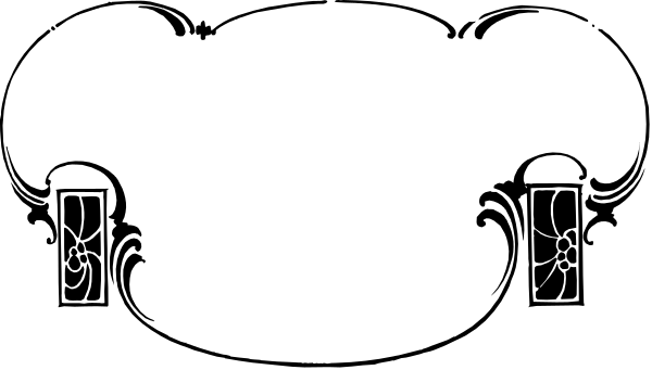 The image shows a black and white graphic of two doors with handles on top against an abstract background that appears to be made up of geometric shapes in shades of gray.