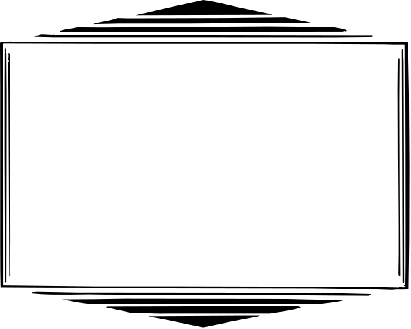 The image shows a simple black and white line drawing of an open book with pages facing outward on either side.
