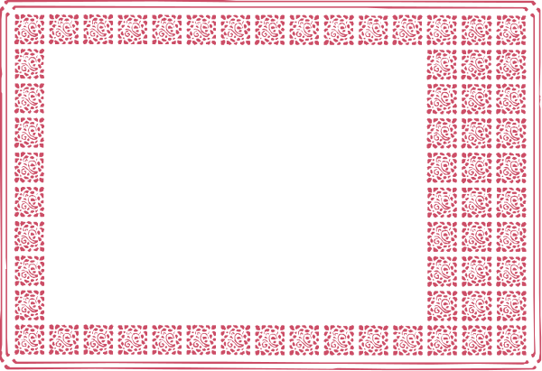 The image shows a pink crossword puzzle with black squares on it against a grey background.