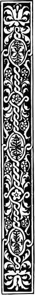 The image shows a decorative border with intricate patterns on it against a plain background.