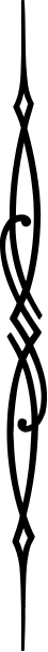 The image shows a gray background with two black lines that appear to be parallel but have an irregular shape on their ends where one line is slightly higher than the other at both endpoints.