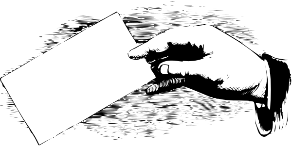 The black silhouette of a car with headlights on against an indistinct background.