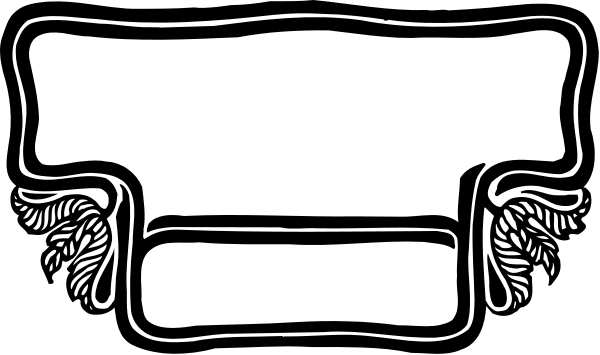 The black and white illustration shows a couch with two arms on either side of it against an unadorned background.