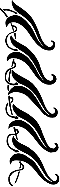 The image shows a black and white photo of an object with two distinct sections: on its left side is a darker shade that appears to be solid in color; while on its right side there's lighter shading, possibly indicating light reflecting off it or another material property change.