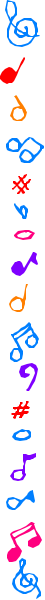 The image shows a sequence of colorful symbols on a gray background with no discernible context provided for their meaning.