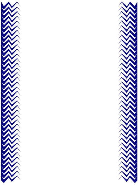 The image shows a black chevron pattern on either side of an empty space with no visible content within it.