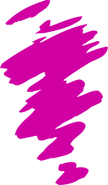 The image shows a pink vertical stripe with white lines on either side against a gray background.
