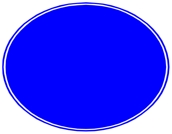 The image shows a blue abstract design with two overlapping shapes resembling stylized fish swimming above each other on what appears to be water.