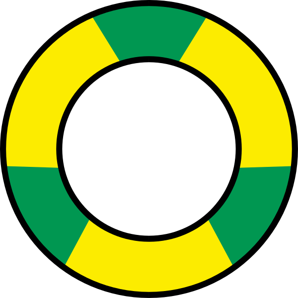 The image shows two circular shapes with a green background inside them; there's no other content to provide details about.
