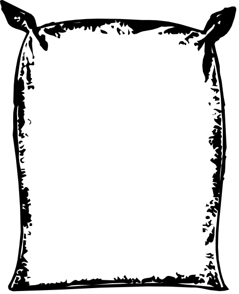 The blackboard with white chalk writing on it.