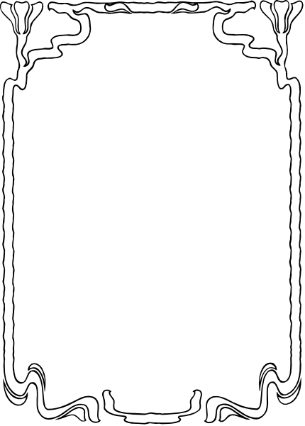 The image shows a black square with white lines forming an abstract design that resembles a stylized face on its left side against a gray background.