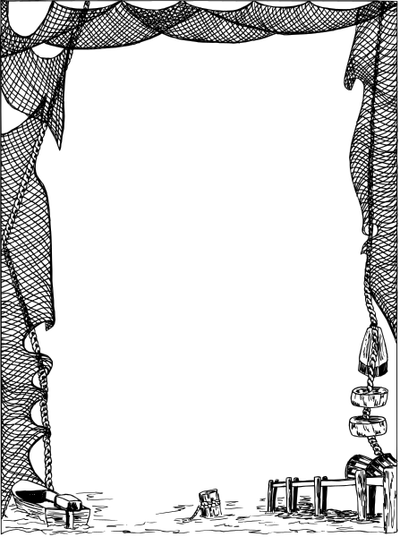 The black and white photo shows a door with an intricate design on it that resembles stained glass windows at its top half.