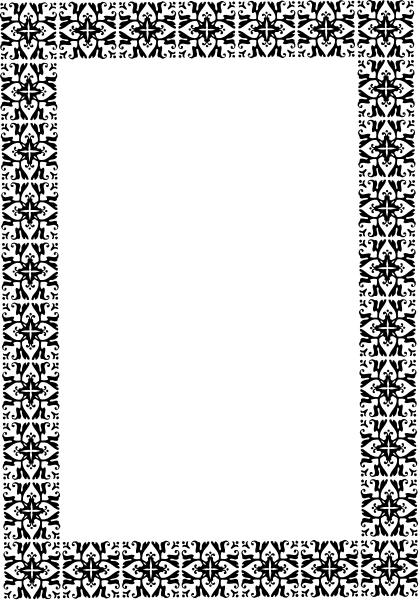 The image shows a black square with white dots arranged to form an abstract pattern resembling stars against a dark background.