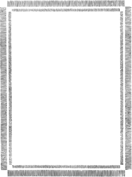 The image shows a black vertical strip with two horizontal stripes of different shades on either side against a gray background.