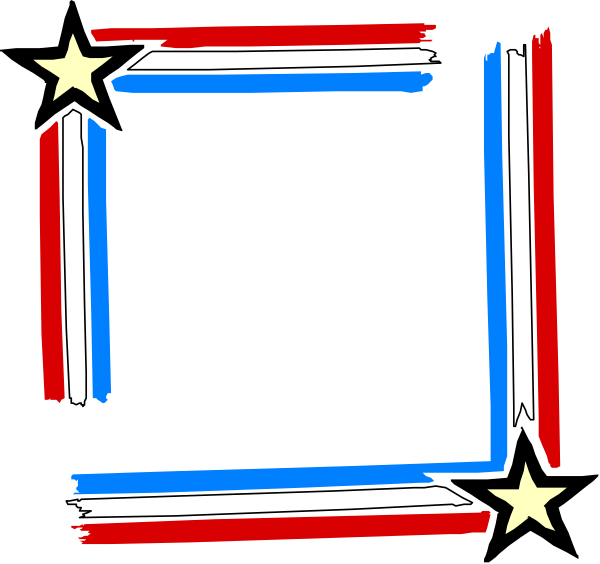 The image shows a graphic of an American flag with stars on top corners inside what appears to be a blue border framed by red stripes at bottom and sides; within this frame is another smaller rectangle containing two white lines forming an X, suggesting it might represent some sort of award or recognition symbolized by the medal.