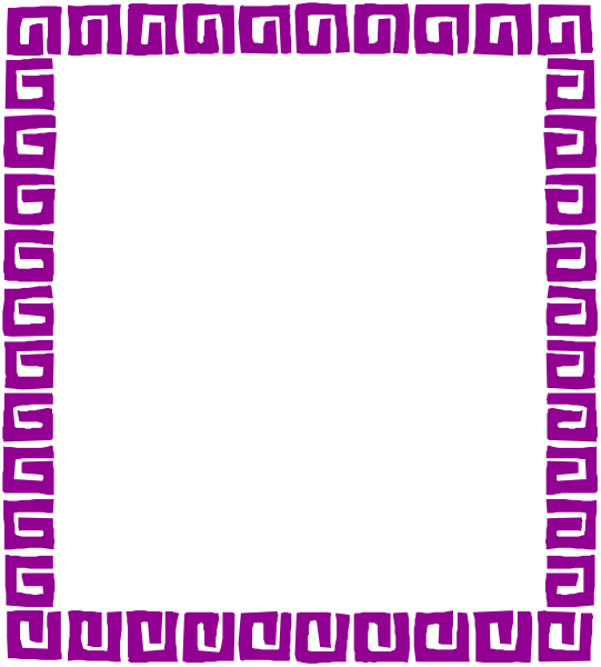 The image shows a purple square with an intricate pattern of lines forming shapes within it against a dark background.