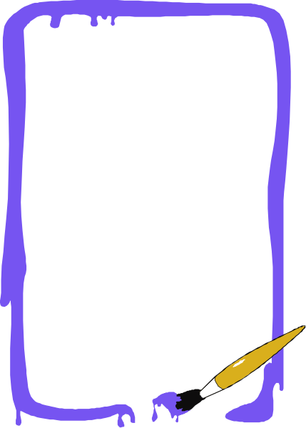 The image shows a purple rectangle with an orange line on it against a gray background.