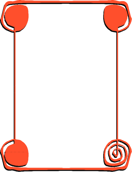 The image shows a simple line drawing of an open book with two pages facing each other against a dark background.