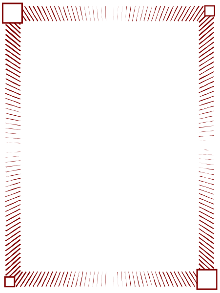 The image shows a black square with red lines forming an abstract pattern within it against a dark background.