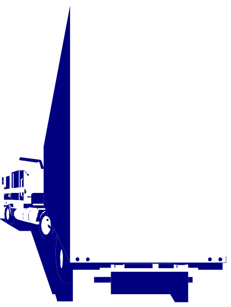 The image shows a blue computer monitor with an attached keyboard on top of it against a dark background.