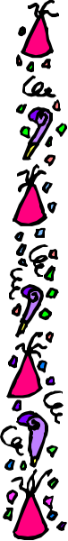 The image shows a gray background with colorful dots forming two lines that intersect at an angle; there is no text present in this clip-art image.
