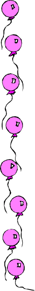 The image shows a sequence of pink circles on a gray background with no other discernible content.