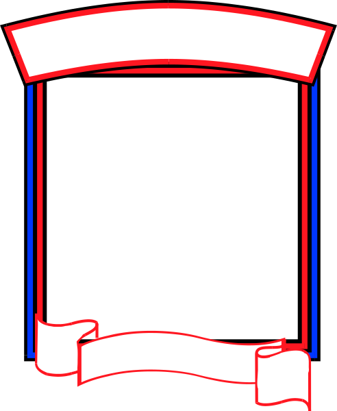 The image shows a black square with red borders containing white text that reads "THE END" at both ends of what appears to be an open book cover design in shades of gray and blue on either side.