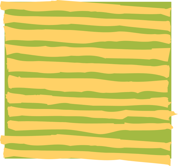 The image shows a simple drawing of two rectangles with lines that resemble grass on them placed next to each other against an unadorned background.