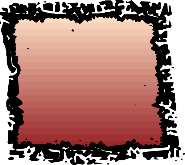 The image shows a red square with white lines on it against an orange background inside what appears to be a computer screen displaying this graphic.