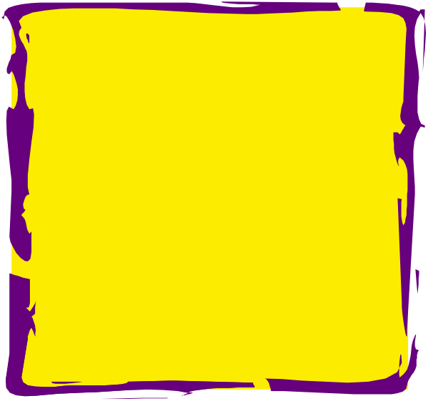 The image shows a yellow square with purple borders on top of it.