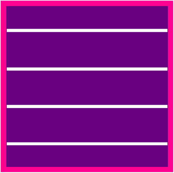 The image shows a purple rectangle with white lines inside it on top of another pink rectangular background.